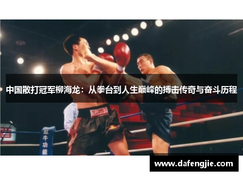 中国散打冠军柳海龙：从拳台到人生巅峰的搏击传奇与奋斗历程